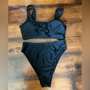 Classic Black Women's Swim Set